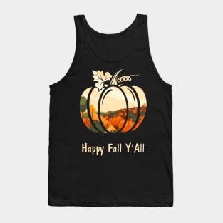 Happy Fall Y'All Tank Top